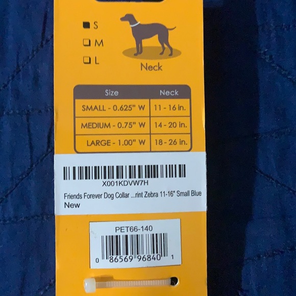 (S) Friends Forever Pattern Dog Collar - Picture 6 of 6